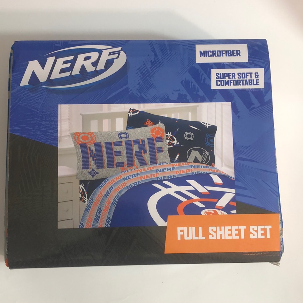 Nerf Microfiber Super Soft & Comfortable Full Sheet Set New